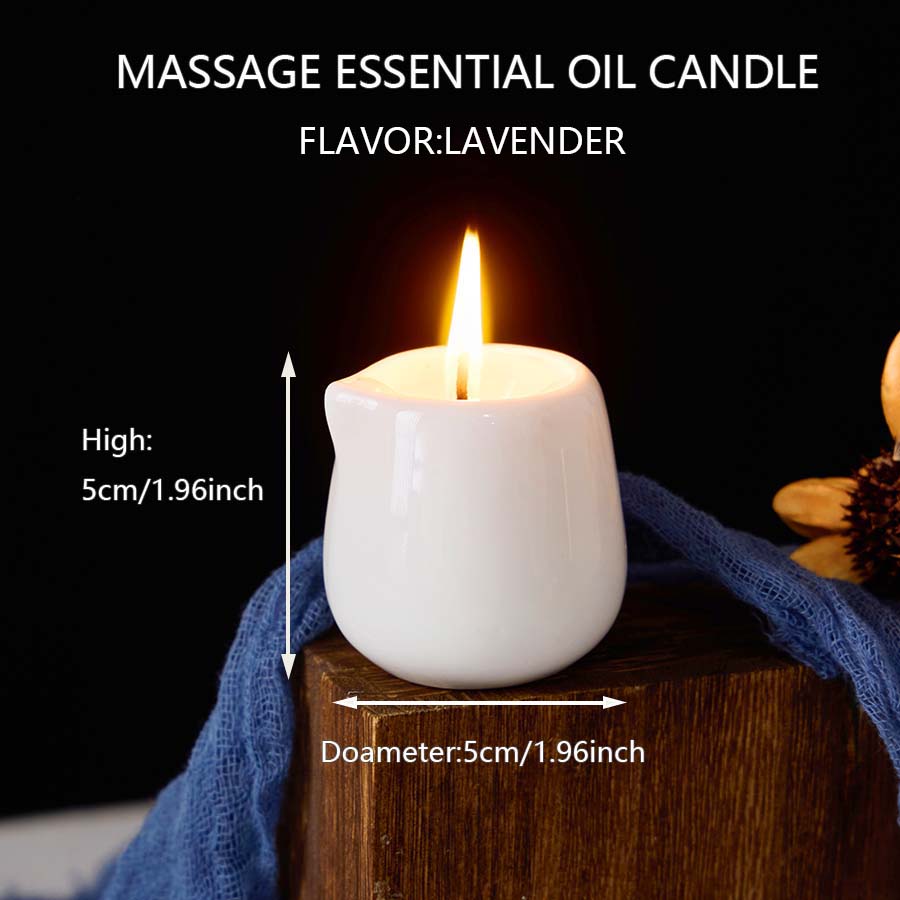 Ceramic Massage Oil Candle Lav - Massage Candle Melting review and price